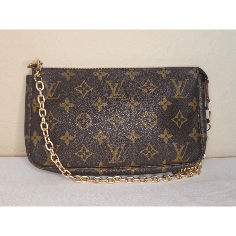 Louis Vuitton Pochette Accessoires Monogram Canvas LV Shoulder Bag AR1906